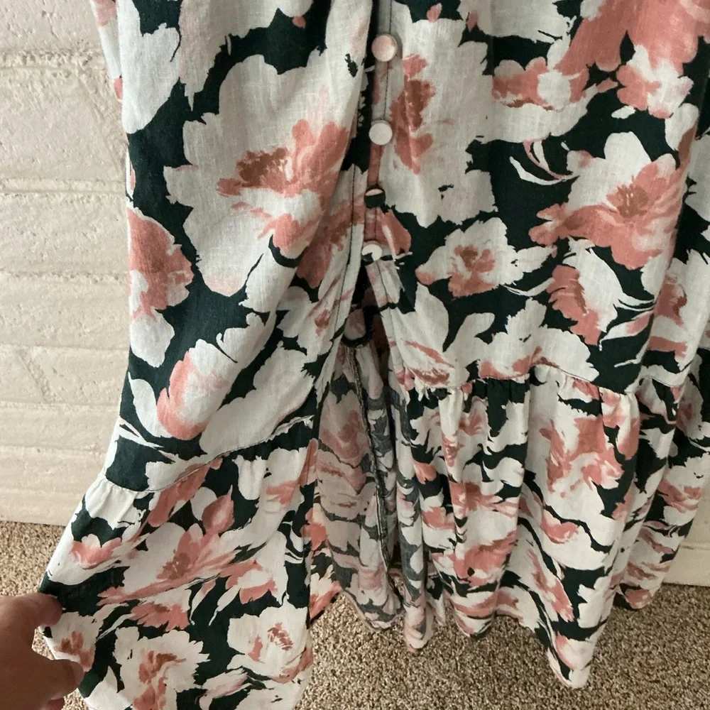 Abercrombie & Fitch Pink and Black Floral Dress